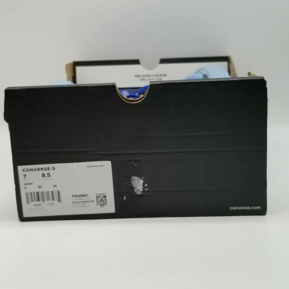 Converse G4 High Heart of the City Men Size 7 Blue‎ Basketball Sneaker 170296C